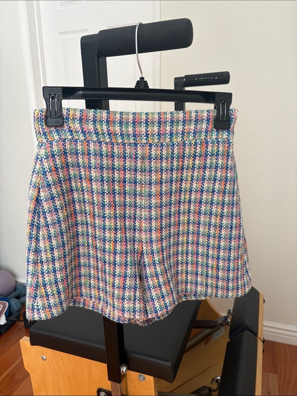 Maje Multicolor Tweed Shorts
